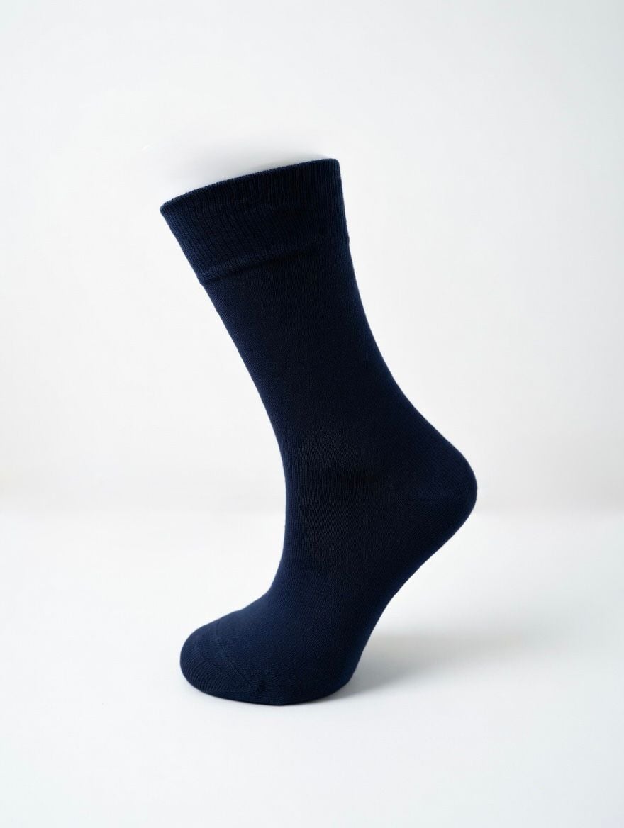 Kadın Likralı 3'lü Lacivert Çorap