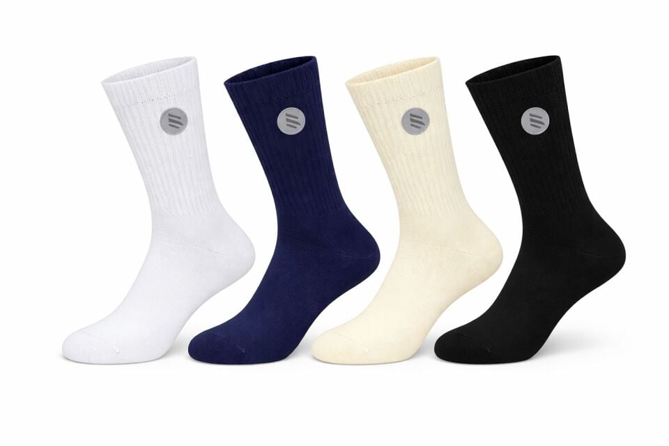 Erkek 4'lü Spor Çorabı