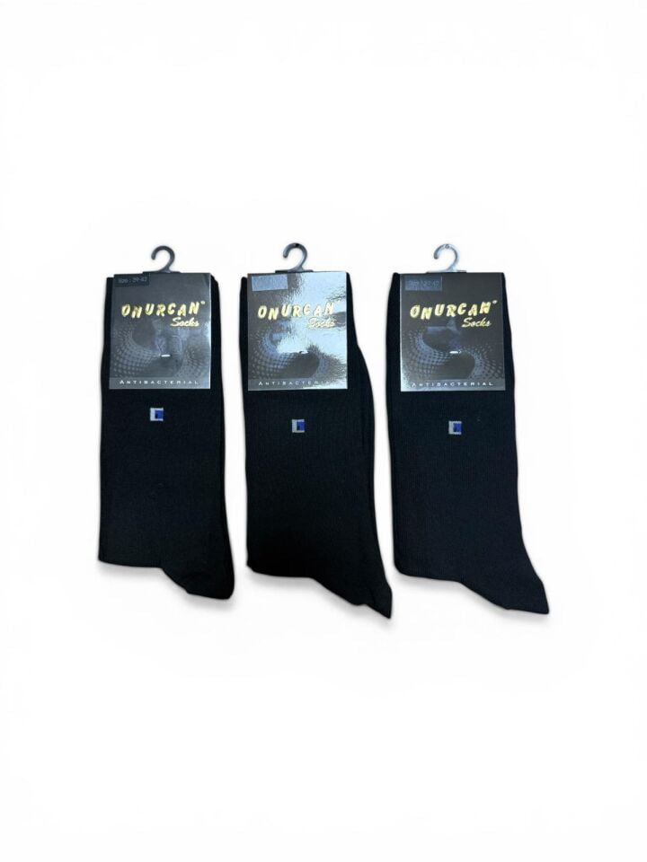 Erkek Pamuklu 3'lü Çorap
