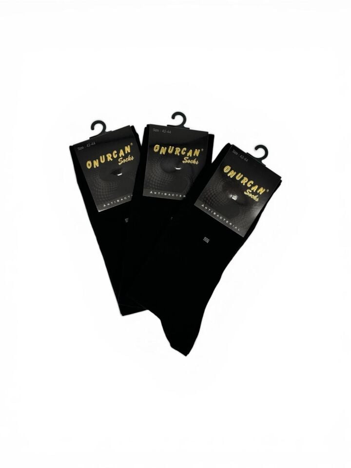 Erkek 3'lü Likralı Çorap